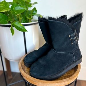 Black Ugg boots